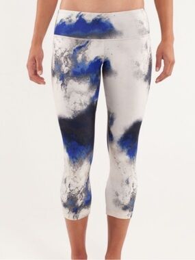 Lululemon Milky Way Multi Wunder Under Crops
